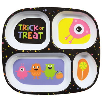 Ssel Divided Plate Trk Or Treat - EA - Image 1
