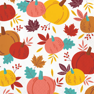 Signature Select Turkey Treat Lunch Napkns - 16 Count - Image 1