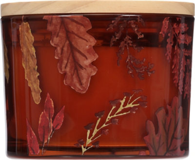Pad Harvest Moon Amber Glass Candle - 12 oz - Image 3