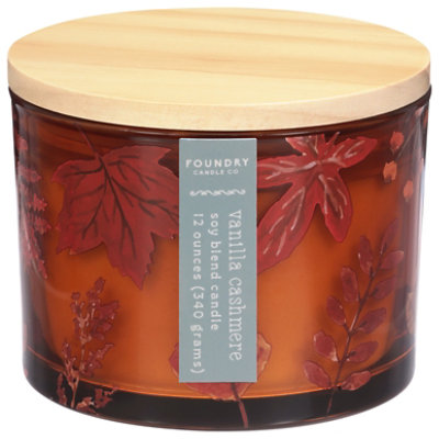 Pad Vanlla Cshmier Amber Candle - 12 oz - Image 2