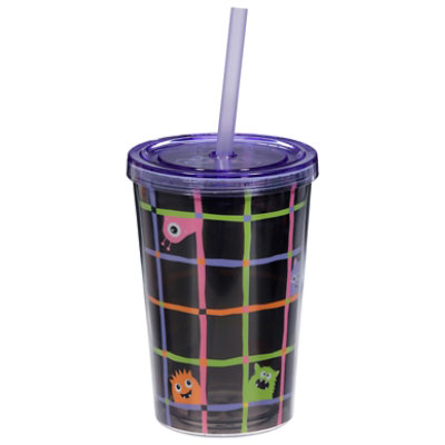Ssel 10z Kids Strw Tumbler Monster - EA - Image 1