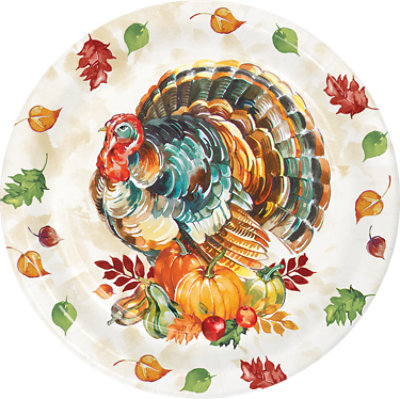 Ssel Thankful Feast Lunch Plate - 8 ct - Image 1