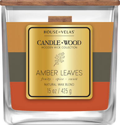 VH Home Fragrance Fallng Leaves Triple Pour Candle - 15 Oz - Image 1