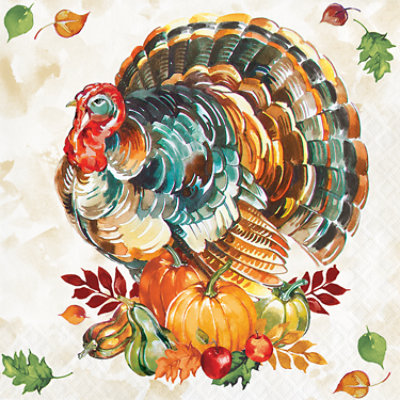 Signature Select Thankful Feast Lunch Napkins - 16 Count - Image 1