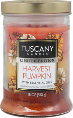Tuscany Candle Harvest Pumpkin Triple Pour Candle - 14 Oz - Image 1