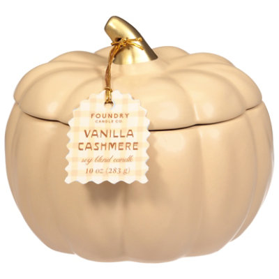 Pad Vanilla Cashmre Pumpkin Candle - 10 oz - Image 1