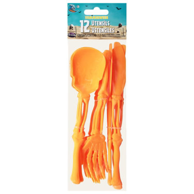 Fun World Summerween 12 Count Utensils - Each - Image 1