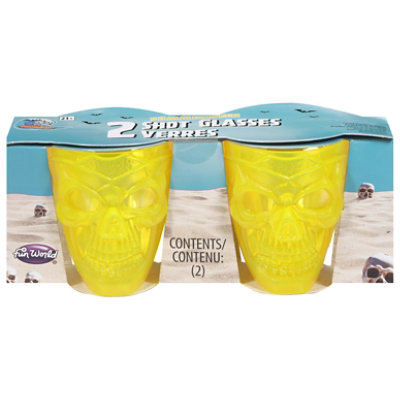 Fun Summerween Shot Glass Yellow - 2 ct - Image 1