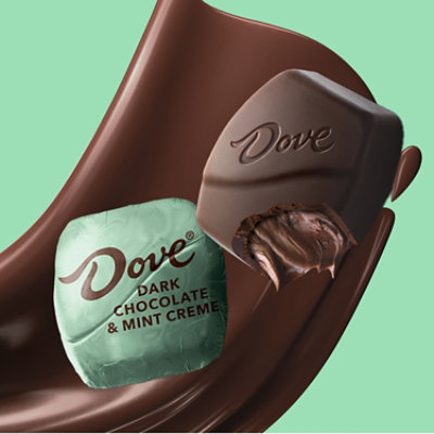 Dove Promises Dark Chocolate Mint Cream Stand Up Pouch 6.74 Ounce - 6.74 OZ - Image 2