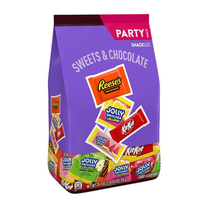 Sweets & Chocolate Snack Size Bar Asst Party Pk Sub Jolly Rancher Lollipops Jolly Rancher Stix Re - 25.4 OZ - Image 1