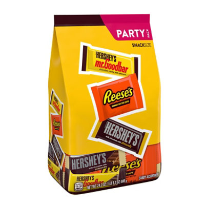 Hershey's And Reese's Assorted Chocolate Candy Party Pack Snack Size - 24.2 Oz - Image 1