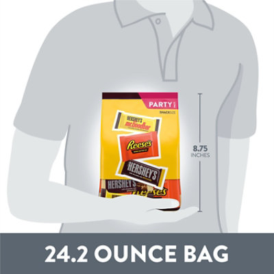 Hershey's And Reese's Assorted Chocolate Candy Party Pack Snack Size - 24.2 Oz - Image 5