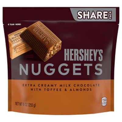 Hersheys Nuggets Milk Chocolate Toffee And Almonds Candy Share Pack - 9 Oz - Image 3
