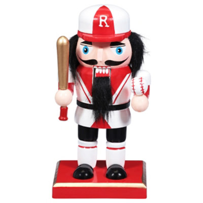 Ssel Wood Nutcracker Baseball - EA - Image 1