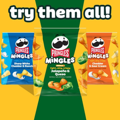 Pringles Mingles Puffed Snacks Jalapeno and Queso Salty Snacks - 5.5 Oz - Image 7
