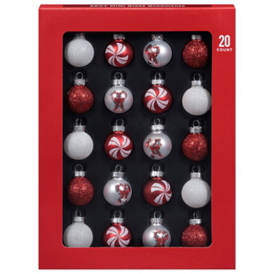 Ssel Mini Glass Ornament C Cane - 20 ct - Image 2