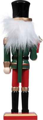 Ssel 7in Wood Nutcracker Red - EA - Image 3