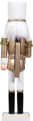 Ssel 15 In Wood Nutcracker White - EA - Image 3