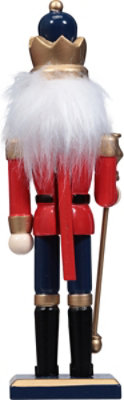 Ssel 7in Wood Nutcracker Blue - EA - Image 3
