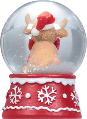Ssel Mini Hghlnd Cow Water Globe - EA - Image 3