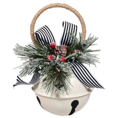 Ssel Jingle Ball Door Hanger Wht - EA - Image 1