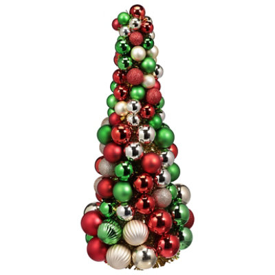 Ssel 19in Tinsel Tree Multi - EA - Image 1