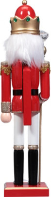 Ssel 15 In Wood Nutcracker Red - EA - Image 3
