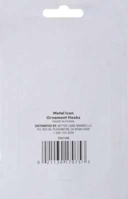 Ssel Ornament Hooks Slvr Snwflk - 12 ct - Image 3