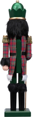 Ssel 15 In Wood Nutcracker Green - EA - Image 3