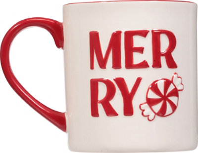 Ssel Ceramic Merry Cny Cane Mug - EA - Image 3
