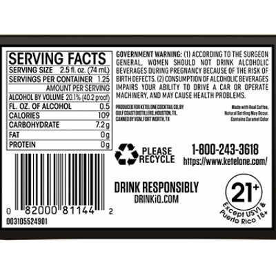 Ketel One Espresso Martini 4-100ml - 4-100 ML - Image 5