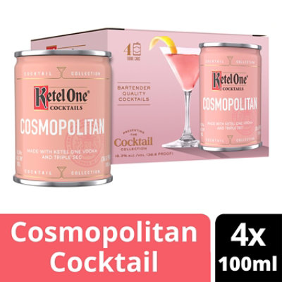 Ketel One Cosmoplitan 4-100ml - 4-100 ML - Image 1