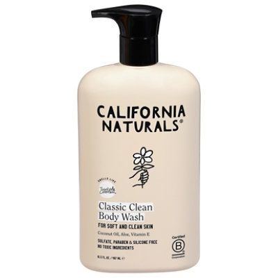 California Naturals Body Wash Classic Coconut - 16.5 FZ - Image 1
