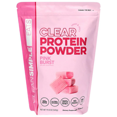 Clean Simple Eats Clear Protein Pink Burst - 19.8 OZ - Image 2