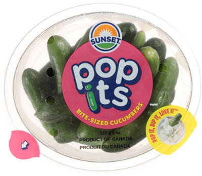 Sunset Pop Its Bite-sized Cucumbers 8oz - 8 OZ - Image 1