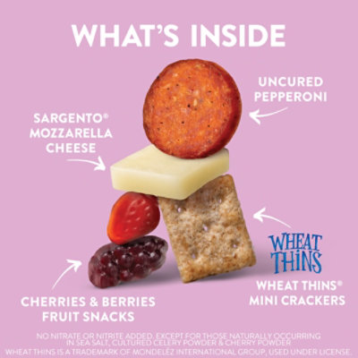 Sargento Mighty Bites Uncured Pepperoni & Mozzarella Cheese 2.8oz - 2.8 OZ - Image 3