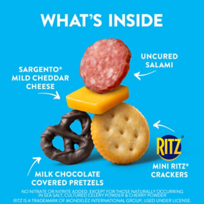 Sargento Mighty Bites Uncured Salami & Cheddar Cheese 2.8oz - 2.8 OZ - Image 3