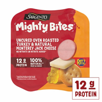 Sargento Mighty Bites Uncured Or Turkey & Monterey Jack Cheese 2.8oz - 2.8 OZ - Image 1
