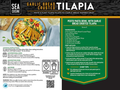 Sea Cuisine Tilapia Garlic Bread Crusted - 19 OZ - Image 5