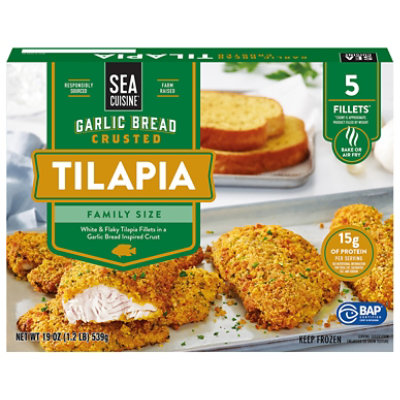 Sea Cuisine Tilapia Garlic Bread Crusted - 19 OZ - Image 1