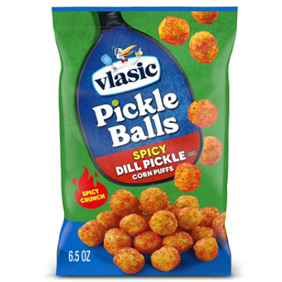 Vlasic Corn Puffs Spicy Pickle Balls - 6.5 OZ - Image 1