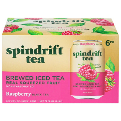 Spindrift Black Tea Raspberry 6-12fz - 6-12 FZ - Image 2