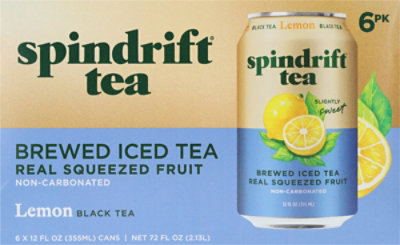Spindrift Black Tea Lemon 6-12fz - 6-12 FZ - Image 5