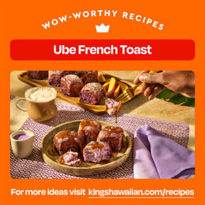 Kings Hawaiian Hawaiian Sweet Ube Coconut Rolls - 12 OZ - Image 7