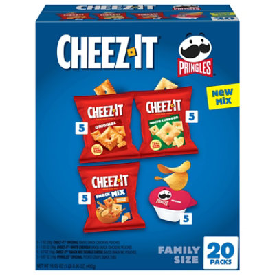 Cheez It Pringles 4 Flavor 20ct Multipack - 16.95 OZ - Image 2