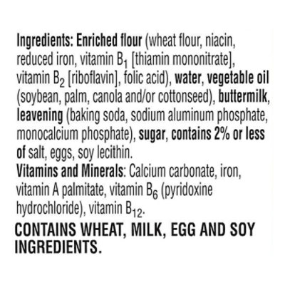 Kellogg's Eggo Waffles Buttermilk 2.4oz - 2.4 OZ - Image 5