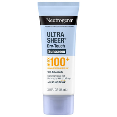 Neutrogena Ultra Sheer Dry-touch Broad Spectrum Max Spf 100 Body Sunscreen, 3 Oz - 3 FZ - Image 1