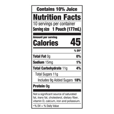 Capri Sun Goooal Gulp Juice Drink Blend Juice Boxes, 10 Ct Box, 6 Fl Oz Pouches - 6 FZ - Image 3