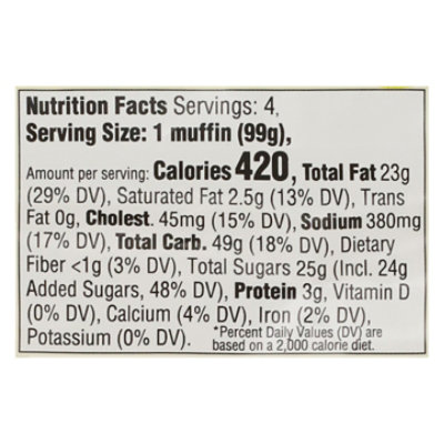 Antoninas Lemon Streusel Muffins Gluten Free Dairy Free - 14 OZ - Image 3