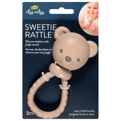 Itzy Ritzy Sweetie Rattle Bear - EA - Image 1